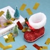 sourcing map 200 Grams Confetti Paper Red Metallic Confetti Sprinkles