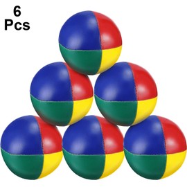 HOT BARGAINS 6 X Juggling Balls Durable Soft Smooth For Beginners Children And Professionals With Easy Grip Size 5cm / 2inches