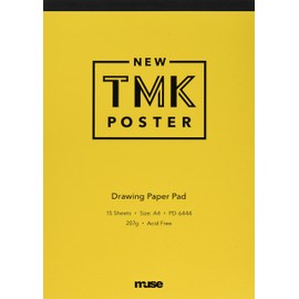 Muse PD-644 A4 Construction Paper, New TMK Poster Pad, 7.1 oz (207 g), A4