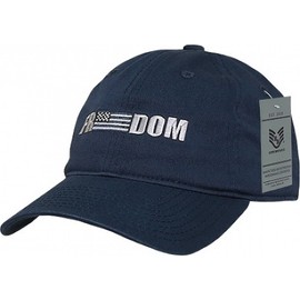 Rapiddominance Men's Standard Relaxed Embroidered Caps, Navy