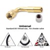 AMZSKU Valve Extension Copper Valve Adapter Angle Valve Extension Car