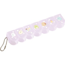 San-X FB54404 Sumikko Gurashi Caramix Pill Case, Purple