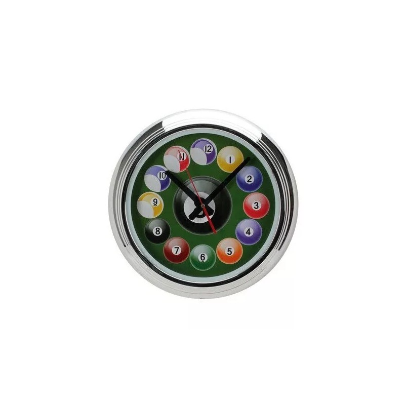 CHH 13" Billiard Pool LED Wall Clock with Ball Markers