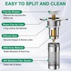 ​Bathroom Sink Drain Strainer,Universal Pop-Up Sink Stopper Hair Catcher, Anti-Clog