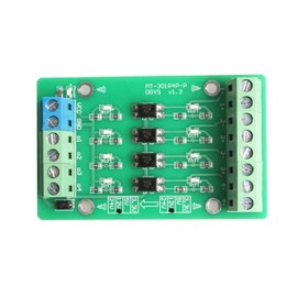 NOYITO 4-Channel Optocoupler Photoelectric Isolator Module Level Voltage Converter Module PLC Signal Converter Module PNP NPN to PNP (24V to 3.3V)
