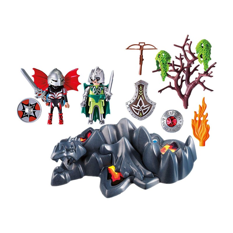 Playmobil - 4147 Dragon Rock Compact Set