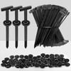 LiLiSSUCCY 200Pcs Nylon Universal Cable Tie Buckle, Nylon Zip Ties