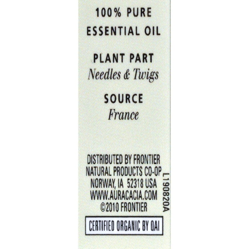 Aura Cacia Aromatherapy 100% Organic Essential Oil, Pine - 0.25