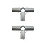 Pipe Connector, 4-Way Metal Clamp Fittings, Fit for 1" (O.D.