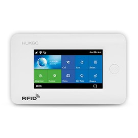 HUXGO® Control Panel of Alarm System HXA006 4G with WiFi and GSM 4G LTE Module Colour Touch Screen, Control via Tuya Smart App, SMS and Call, SOS Emergency Function