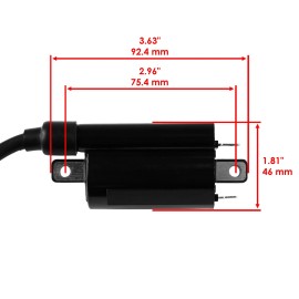 Caltric Ignition Coil For Yamaha Raptor 700 YFM700Rse2 Rsp2 Special Edition 2 2007 2008