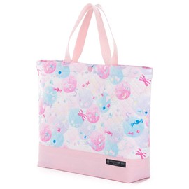 COLORFUL CANDY STYLE N7800700 Book Bag with Gusset, Girls, Quilted, Handbag, Picture Book Bag, Tote Bag, Fluffy and Cute Candy Pop