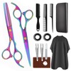 Hair Cutting Scissors Set, Professional Haircut Scissors Kit with Cutting