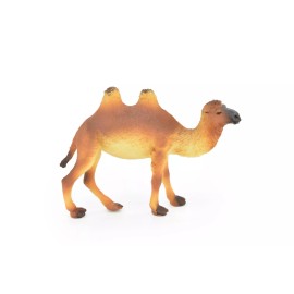 Guangzhou Camel Toy, Two Hump, Realistic Rubber Model Hand Painted Figurine 4.5" CH154B248
