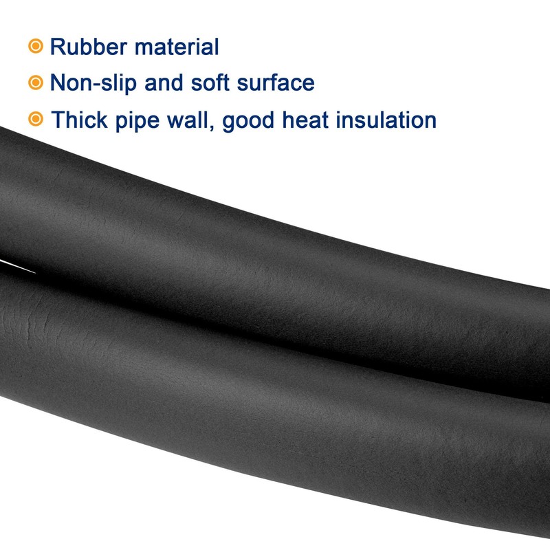 sourcing map Foam Grip Tubing Handle Grips 28mm ID 5mm