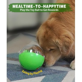 WELIKEIT Interactive Dog Treat Toy, Mental Stimulation and Enrichment, Green