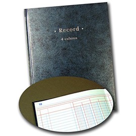 Staples Columnar Book, 4-Columns, 80 Pages, Blue (217745)