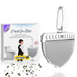 PeeOnMe Toilet Splash Guard Urinal Screen Deodorizer – Powerful Odor Eliminator for Men’s Bathroom – Long Lasting Fresh Wave Scent Cleaner Pads for Urinals, Potty, Drain & Restrooms – 1 Pack, Lavender