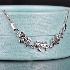 Yumilok 925 Sterling Silver Hollow Horse Charm Bracelet Bracelet Strand Bracelet for Women Girls 6.3-7.5 Inch Adjustable, Sterling Silver, without stone