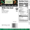 Frontier Bulk Chia Seed, White Whole, Organic, 1 Pound