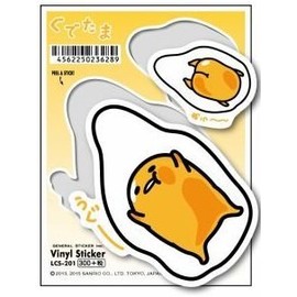 LCS-201 Gudetama (Ugu) M Size Sticker Sanrio Sticker