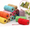 YZSFIRM Bakers Twine Cotton String: 2mm Yellow Bread Twine String