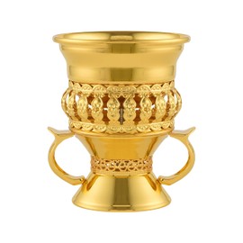 Bakhoor Burner Set Tray, Frankincense Resin Burner, Charcoal insencents Burner, Metal Incense Censer for Yoga Spa Meditation, with Cone Incense Holder and Tongs(Glod)