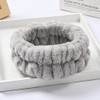 6 piezas RUGNADOO en microfibra polar: diademas y pulseras para