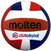 Molten Mini Volleyball (Red/White/Blue, 5-Inch Diameter)