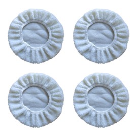 AIXXCUVQ 4pieces Cleaning Sturdy Band Durable Car Washing Tools Polishing and Sleeve Evenly White and Sets Sleeve Safe and