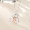 CELESTIA Necklace Mother Daughter and Son Heart Necklace 925 Silver