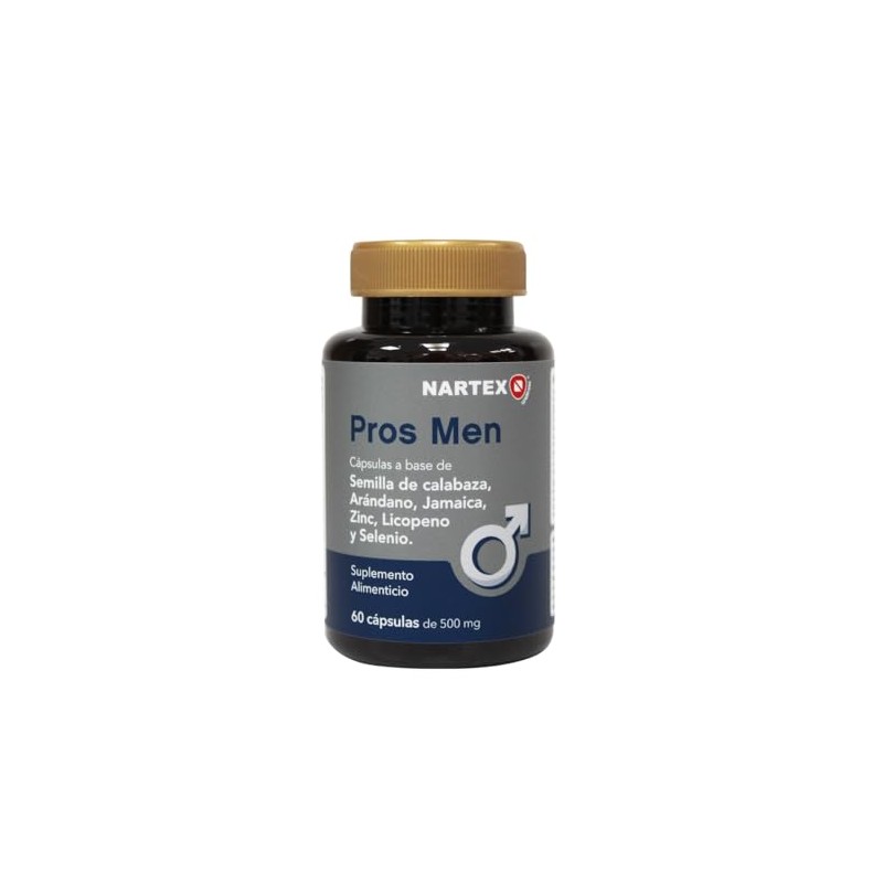 Pros Men Cápsulas Suplemento Alimenticio Hombre Semilla Calabaza Arándano Zinc