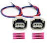LIZAPUS 2pcs H13 9008 Headlight Connector Compatible with Ford F-150