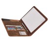 STILORD 'Emery' Real Leather Conference Folder A4 Business Portfolio with