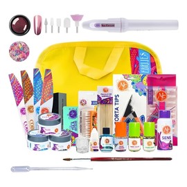 Mc Nails Kit para Uñas Acrílicas con Maletín, 25 Piezas, Incluye Herramientas, Accesorios y Regalos