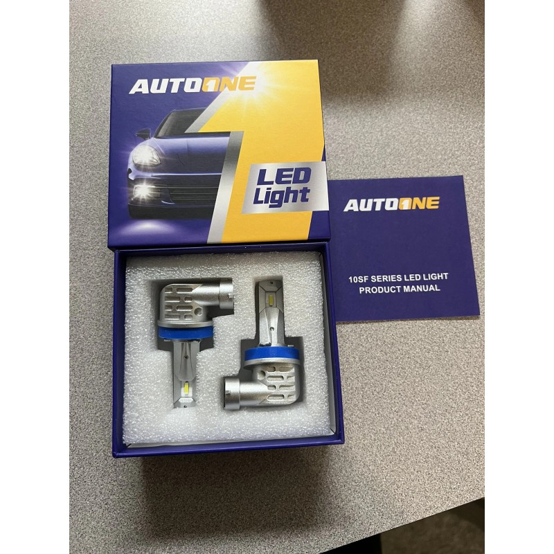 AUTOONE H11 LED Bulbs H8/H9/H16 LED Lights Plug and Play