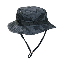 Commando Industries US Army Tropical Hat Boonie Hat Bush Hat Ripstop Floppy Hat, Night Camo