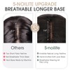 S-noilite Hair Toppers for Women Real Human Hair, 100% Real