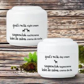 JIAJA Skin Elasticity Skin Care Goat Milk Day Cream + Night Cream 1ea 50ml 50ml / 지아자 피부탄력 피부관리 산양유 데이크림 + 나이트크림 1개 50ml 50ml