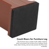 4pcs Adjustable Furniture Risers with Screw Clamp Rubber Bed Couch