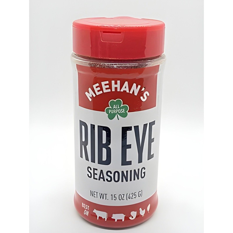 Meehan's Rib Eye Seasoning, 15 Oz Shaker Jar