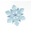 Wholesale Applique Snowflake Blue Iridescent Christmas Iron on Patch