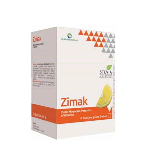 Nutrifarma Ζimak with Stevia Lemon Taste, 14 Sachets