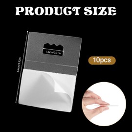 10 Pcs Picture Hanging Hooks for Picture Frames Adhesive Plastic Sawtooth Poster Hanger No Hole Picture Hanging Stick on Picture Frame Hooks for Back of Frames