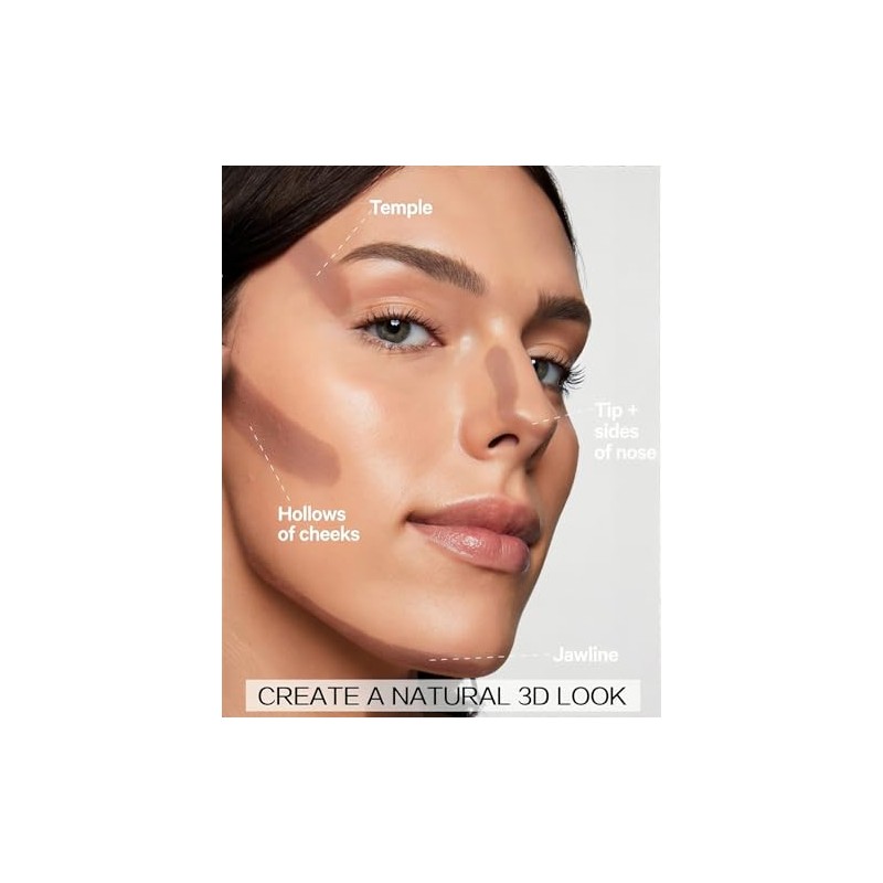 Contour Stick - Lápiz de maquillaje con brocha para modelar