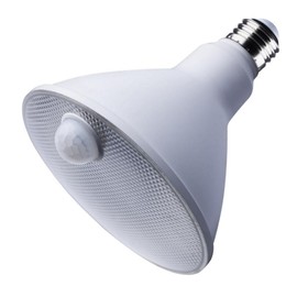 Satco Accessory - 14W PAR38 5000K LED Replacement Lamp with PIR Sensor-5.35 Inches Length and 4.85 Inches Wide