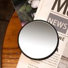 Retro metal compact travel mirror 1x magnification compact portable foldable,