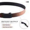 GENEMEN Mens Ratchet Belt Reversible Nylon Belt for Men Causal