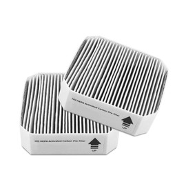 Facecool Replacement Pre-Filter Compatible with Molekule Air Purifier, 2-in-1 High Efficiency Activated carbon Pre-Filters, 2-Pack