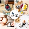 QUNLIUJIAO Set of 2 Egg Cutters with Egg Cutter, Egg